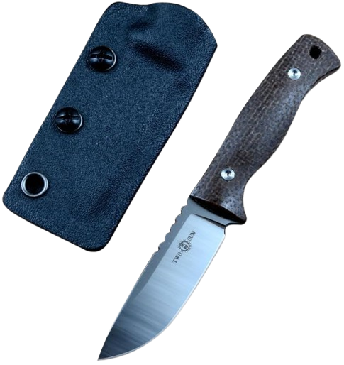 Fixed EDC Camping Knife M390 Blade Kydex Sheath